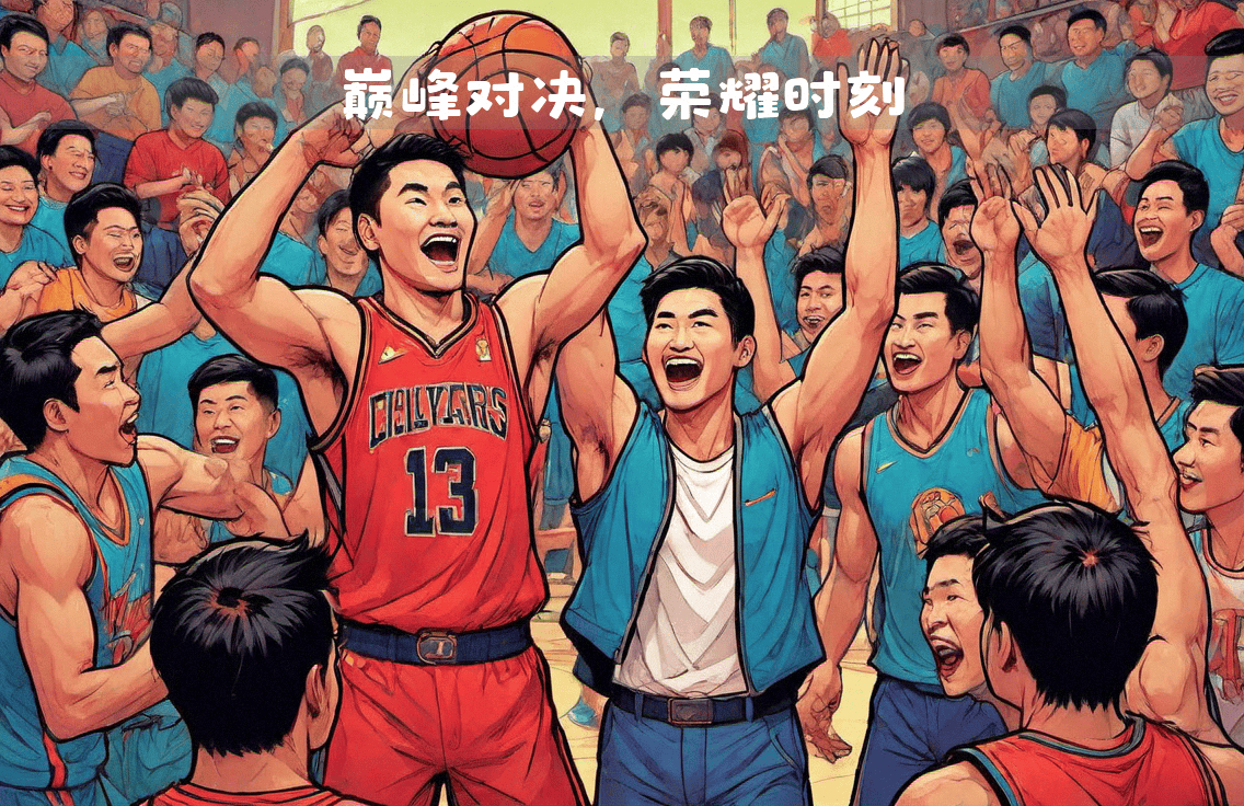 篮球比赛中球队之间的对决如同精彩的战争